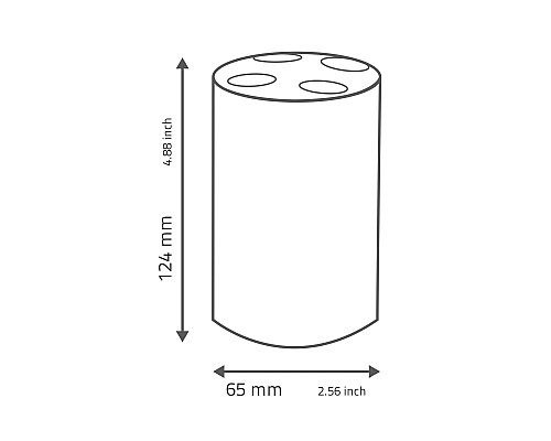 Стакан для зубных щеток Ridder Disco 2103203 Синий
