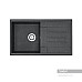 Мойка для кухни Верона прямоугольная с крылом графит Aquaton 1A710032VR210