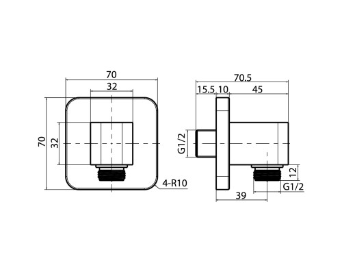 Шланговое подключение Iddis Slide SLIBL00i62 Черное матовое