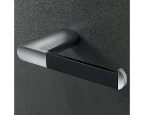 Держатель туалетной бумаги Inda Mito L A2025ANC Хром Черный матовый