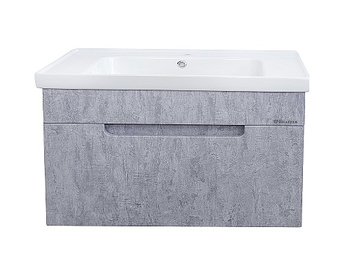 Тумба под раковину Bellezza Грейс 90 4630815190489 подвесная Скала серая