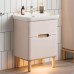 Тумба с раковиной Vitra Sento 63 60822 подвесная Белая
