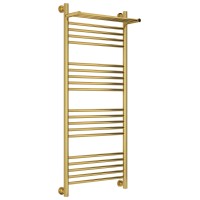 Полотенцесушитель водяной 1200х500 золотой Сунержа Богема с полкой+ 03-0223-1250