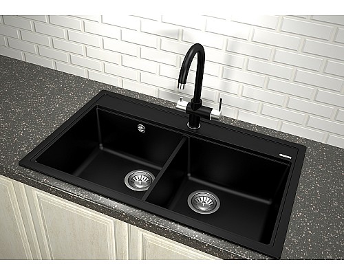 Кухонная мойка Florentina Липси-820 20.370.E0820.302 Антрацит