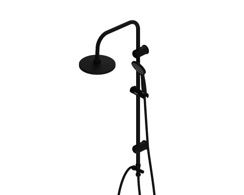 Душевая система Dorff Comfort D0708000BL Черная матовая