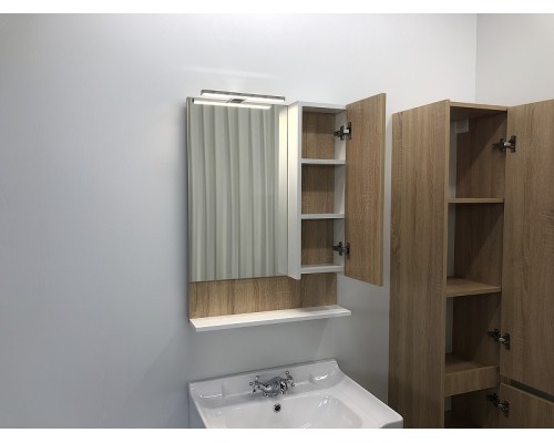 Зеркало со шкафом Comforty Рига 60 00004142211 Дуб сонома