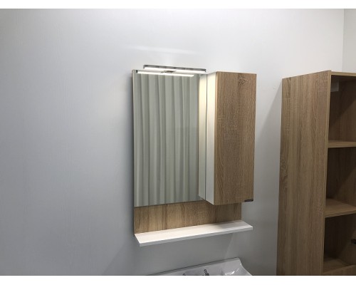 Зеркало со шкафом Comforty Рига 60 00004142211 Дуб сонома
