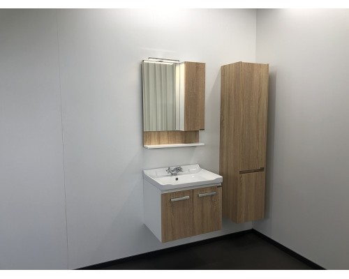 Зеркало со шкафом Comforty Рига 60 00004142211 Дуб сонома