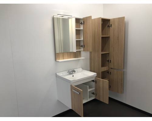 Зеркало со шкафом Comforty Рига 60 00004142211 Дуб сонома