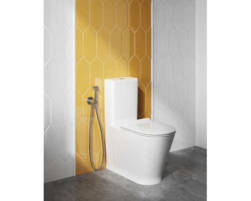 Сиденье для унитаза Kerama Marazzi PLAZA Modern для подвесного унитаза, белое глянцевое