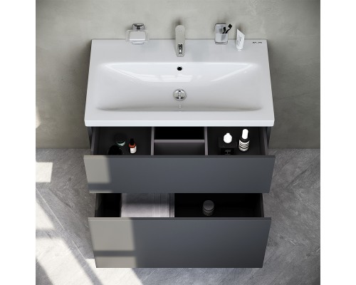 Тумба под раковину AM.PM Gem 75 M90FSX07522GM32 Графит матовый