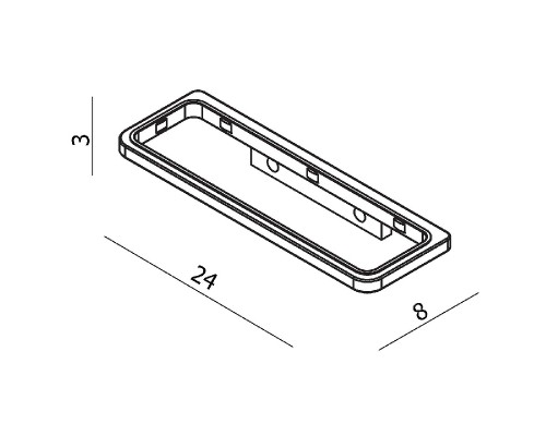 Держатель для стакана Langberger Melvin 32020A-01-00 тройной Хром