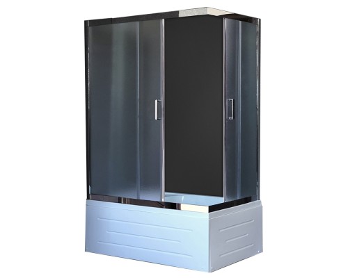 Душевой уголок Royal Bath BP 100х80 с поддоном Хром