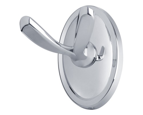 Крючок двойной Veragio Bonjour хром