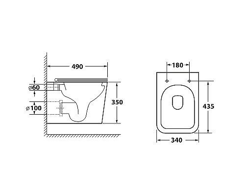 Унитаз Owl 1975 Vatter OWLT190403S подвесной с сиденьем Микролифт