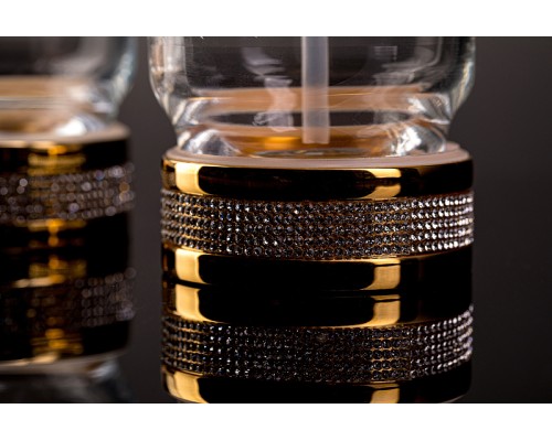 Настольный диспенсер Boheme RoyalE CRISTAL BLACK GOLD