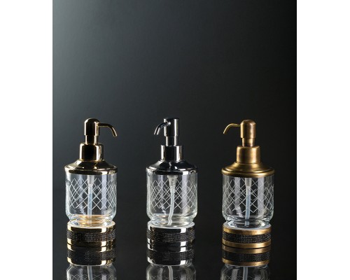 Настольный диспенсер Boheme RoyalE CRISTAL BLACK GOLD
