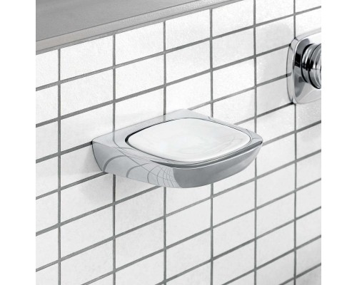 Мыльница Kludi Ambienta 5398505 Хром Белая