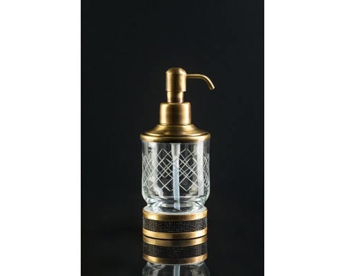 Настольный диспенсер Boheme RoyalE CRISTAL BLACK GOLD
