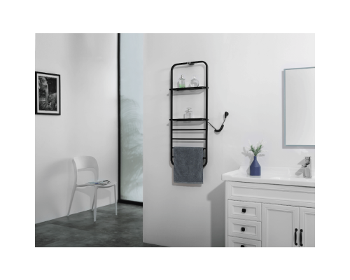 Полотенцесушитель электрический Black&White Moon 40x101 см Черный
