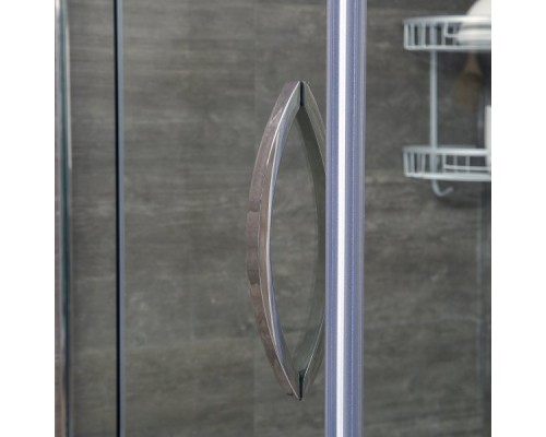 Душевой уголок Alex Baitler 90х90 AB245-90 профиль Хром стекло тонированное