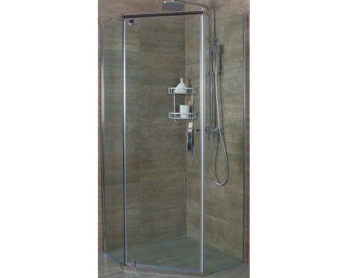 Душевой уголок Alex Baitler 90х90 AB245-90 профиль Хром стекло тонированное