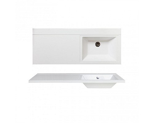 Тумба под раковину Runo ЛИРА 60 УТ000003443 левое крыло