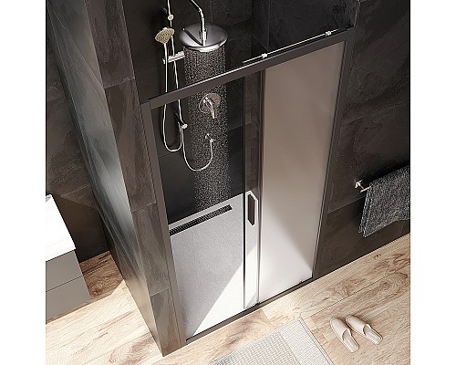 Душевая дверь AM.PM Gem Solo 100 W90G-100-1-195BM Черный матовый -