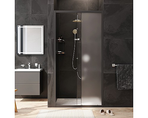 Душевая дверь AM.PM Gem Solo 100 W90G-100-1-195BM Черный матовый -