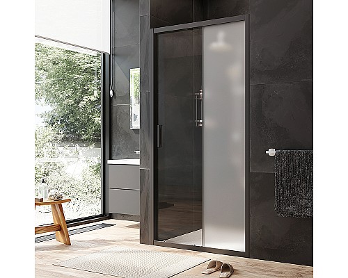 Душевая дверь AM.PM Gem Solo 100 W90G-100-1-195BM Черный матовый -