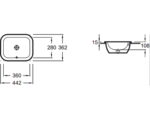 Раковина Jacob Delafon EYD10200