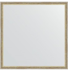 Зеркало Evoform Definite 68х68 BY 0657 в багетной раме - Витое золото 28 мм