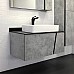 Тумба с раковиной Comforty Эдинбург 90 00004149881 подвесная Бетон светлый