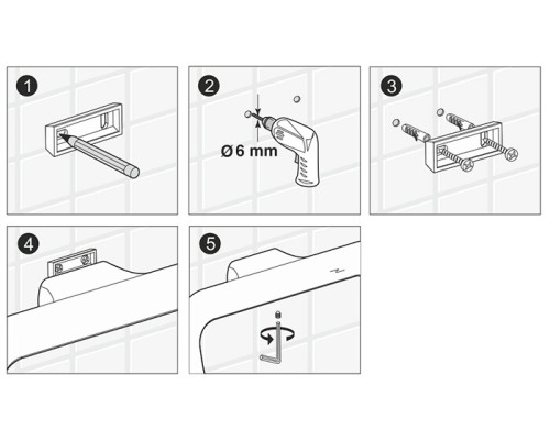 Ершик для унитаза WasserKRAFT Aisch K-5927 Золото матовое