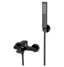 Смеситель для ванны WasserKRAFT Glan 6601 Черный глянцевый