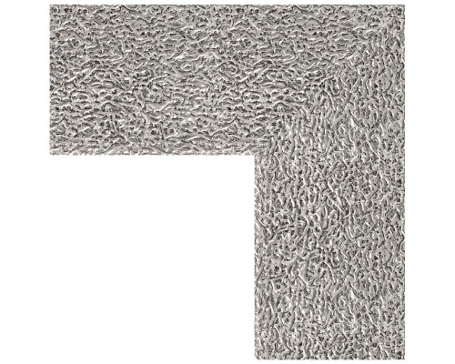 Зеркало Evoform Exclusive-G 121х96 BY 4367 с гравировкой в багетной раме - Чеканка серебряная 90 мм