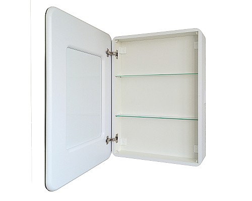 Зеркальный шкаф Art&Max Platino AM-Pla-600-800-1D-L-DS-F с подсветкой с сенсорным выключателем Белый