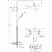 Душевая система Ideal Standard Ceratherm T25 A7590AA с термостатом Хром