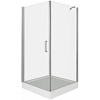 Душевой уголок Good Door Fantasy CR-80-С-CH 80x80 профиль Хром стекло прозрачное