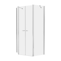 Душевое ограждение NEW TRENDY NEW SOLEO 100x80x195 (хром)