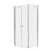 Душевое ограждение NEW TRENDY NEW SOLEO 100x80x195 (хром)