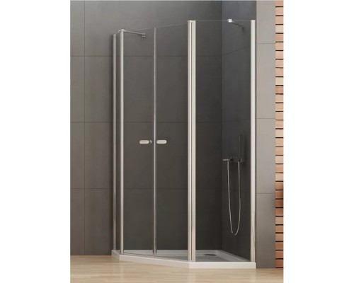 Душевое ограждение NEW TRENDY NEW SOLEO 100x80x195 (хром)