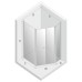 Душевое ограждение NEW TRENDY NEW SOLEO 100x80x195 (хром)