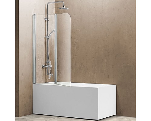 Шторка на ванну Vincea VSB-12114CL 114x140 профиль Хром стекло прозрачное Шторка на ванну Vincea VSB-12114CL 114x140 профиль Хром стекло прозрачное