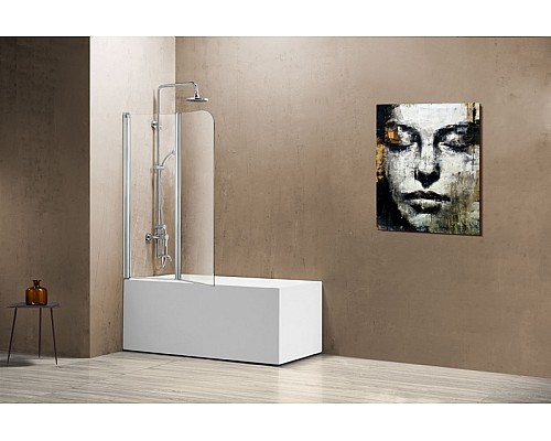 Шторка на ванну Vincea VSB-12114CL 114x140 профиль Хром стекло прозрачное Шторка на ванну Vincea VSB-12114CL 114x140 профиль Хром стекло прозрачное