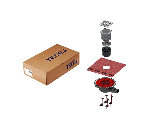 Комплект точечного трапа TECE KDP-S120