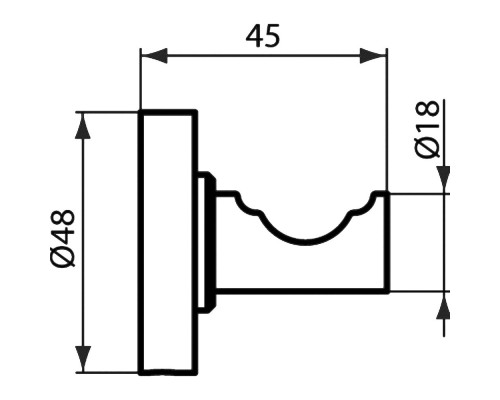 Крючок Ideal Standard IOM Хром