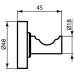Крючок Ideal Standard IOM Хром