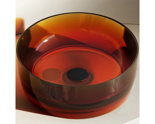 Раковина-чаша Abber Kristall 40 AT2804Opal Коричневая