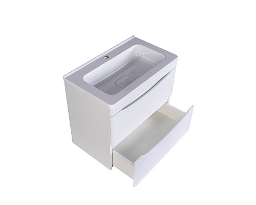 Тумба под раковину Style line Бергамо СС-00002316 подвесная белая